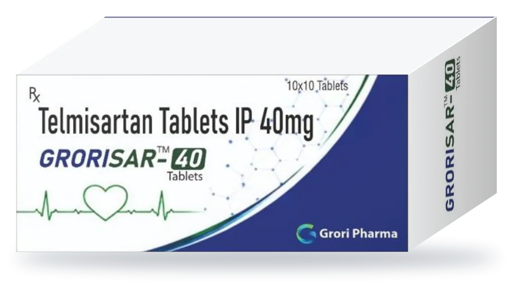 Grorisar-40 pack: Telmisartan 40 mg